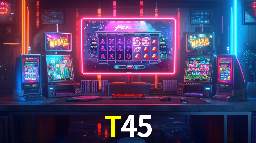 T45: Jogos de Caça-Níqueis-Altas Recompensas, Roleta-Velocidade, Blackjack-Desafios Máximos